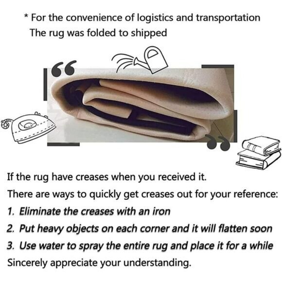 Sun and Moon Boho Celestial Area Rug 47x31 Non Slip Dorm Bedroom Floor Mat - Picture 6 of 7